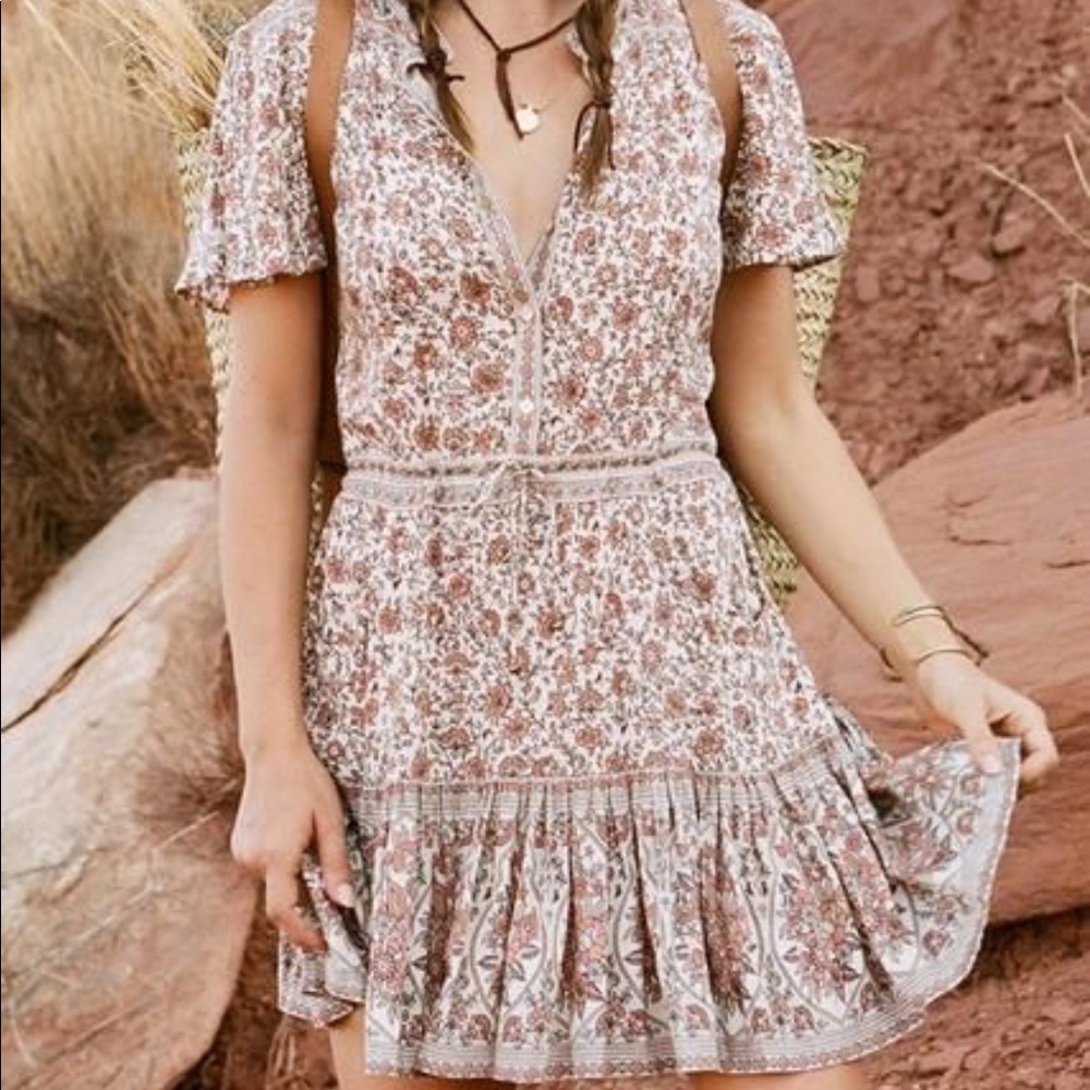 Spell & The Gypsy Jasmine Flutter Sleeve Playdress - image 4
